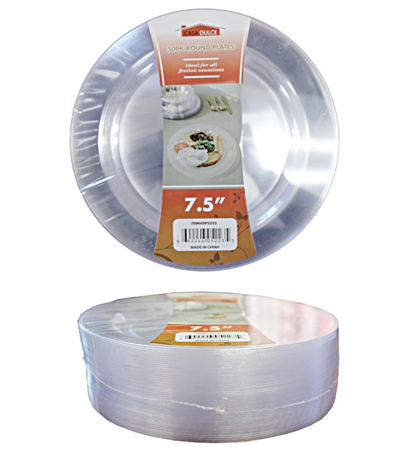 Silver Band Dinner Plate 50 Pack