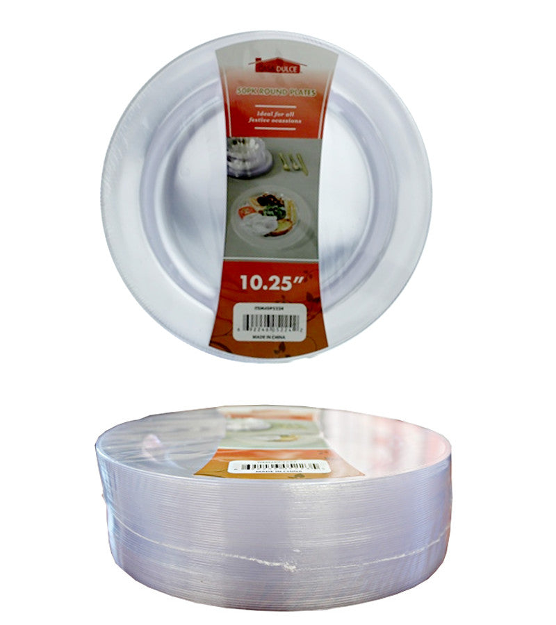 Gold Beaded Plate 10 inch 40 Piece Set, elegant, sophisticated, durable, and stylish.