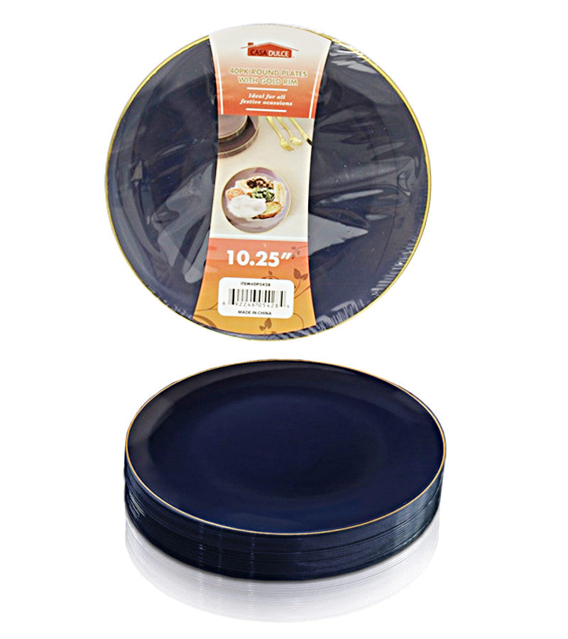 Silver Band Dinner Plate 50 Pack