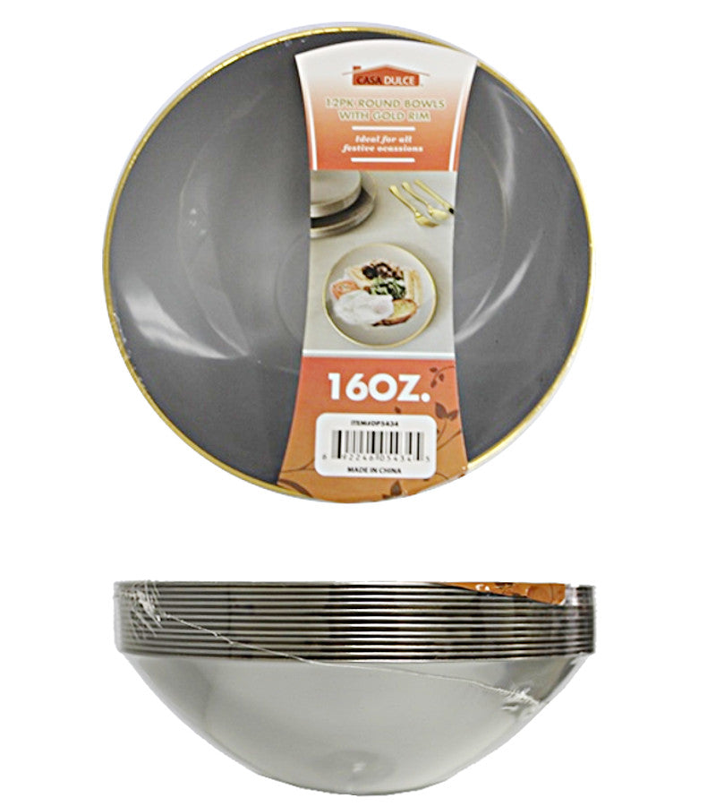 Silver Band Dinner Plate 50 Pack