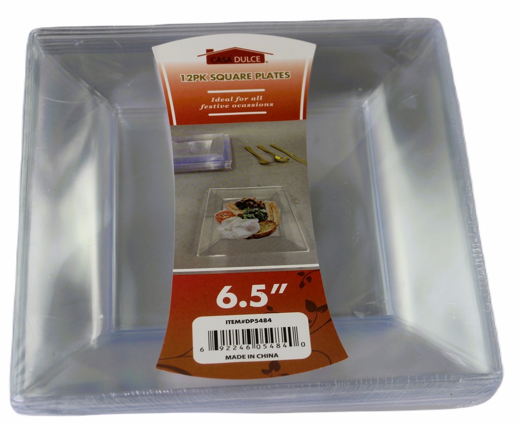 Silver Band Salad Plate 50 Pack