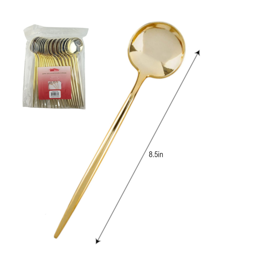Gold Beaded Plate 7 inch 40 Piece Set