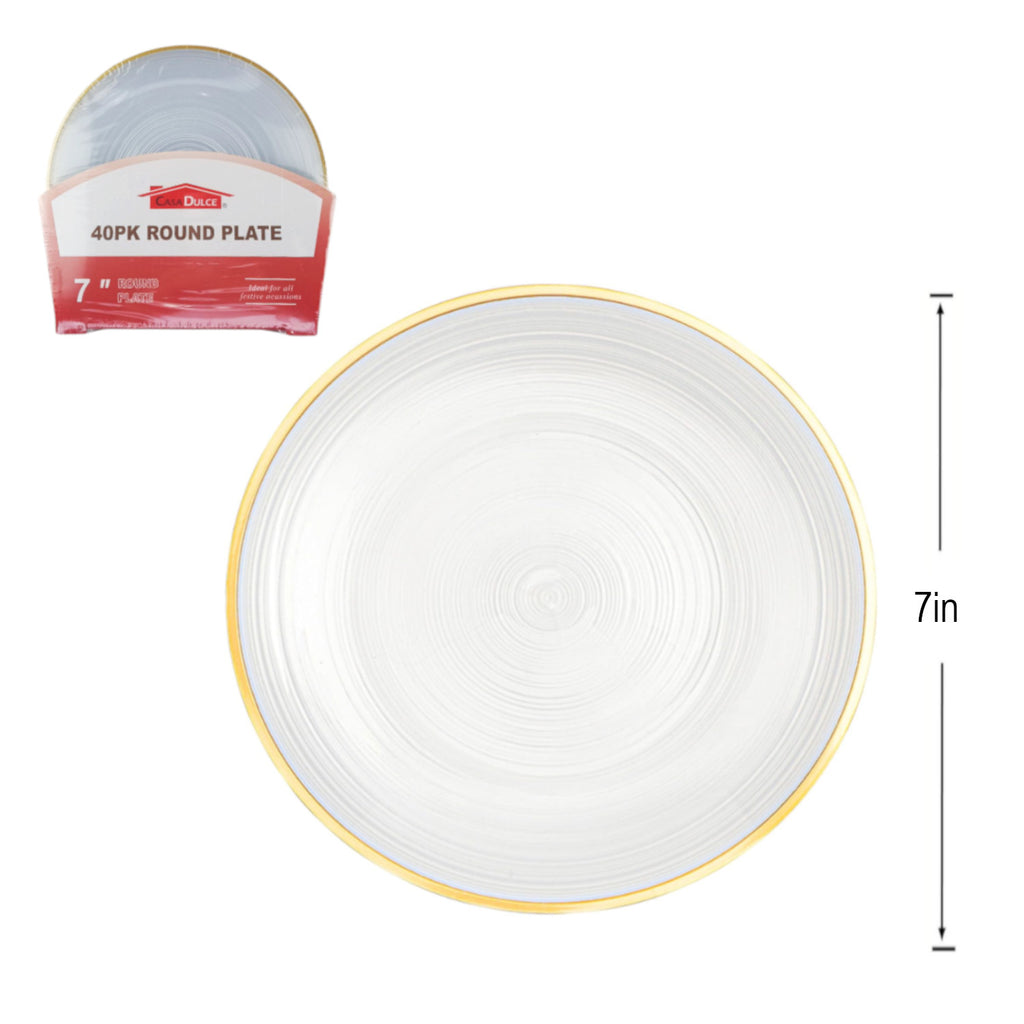 Disposable Dinner Plate 10 inch 50 Pack
