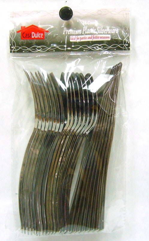 Elegant Silver Band Salad Plate for Events - 50 Pack