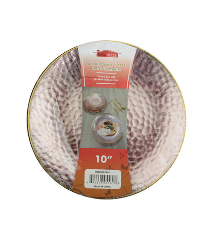 Silver Band Salad Plate 50 Pack