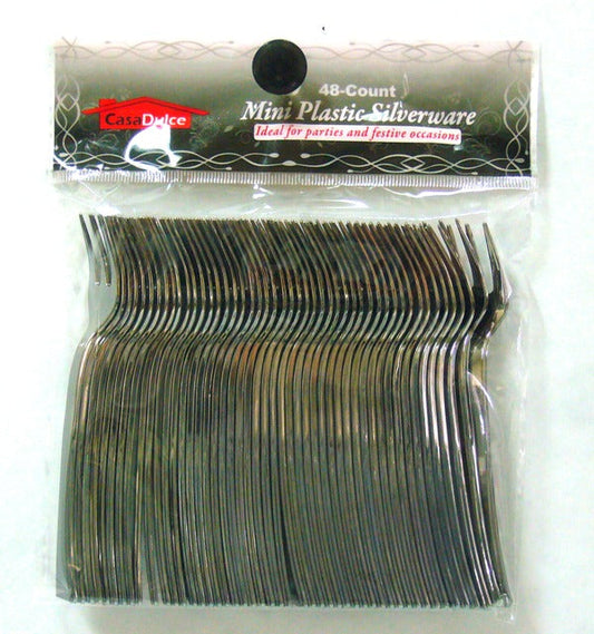 Elegant Silver Band Salad Plate 50 Pack